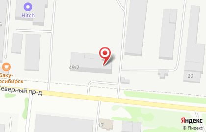 Оптовая компания Снабторг на площади Сибиряков-Гвардейцев на карте