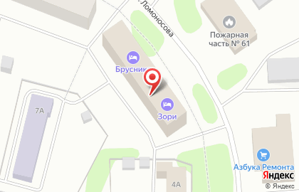 Управление Пенсионного фонда РФ в г. Кандалакше (межрайонное) на улице Ломоносова на карте