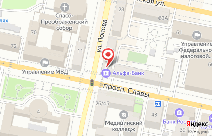 Альфа-Банк в Белгороде на карте