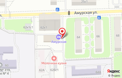Участковый пункт полиции район Гольяново на Амурской улице на карте