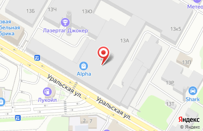 Специализированный автосервис по ремонту пневмоподвески на Уральской улице на карте
