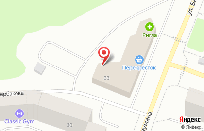 Магазин Белорусский лен на улице Баумана на карте
