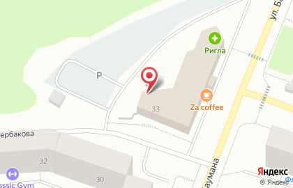 Банкомат КБ Петрокоммерц на улице Баумана, 33 на карте