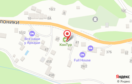 Конный клуб КонТур в Лазаревском районе на карте