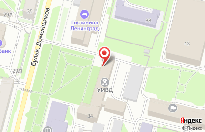 Управление МВД России по г. Череповцу на карте
