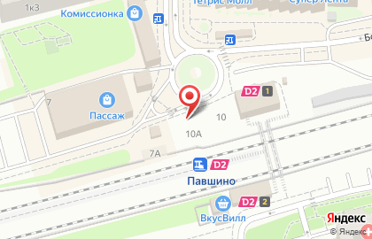 Продуктовый магазин Белорусский фермер в Железнодорожном переулке на карте