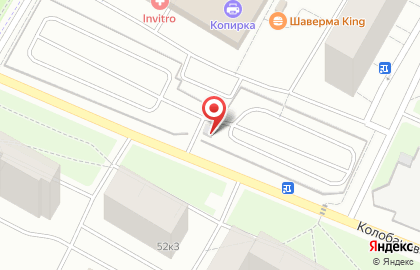 Автостоянка в Санкт-Петербурге на карте