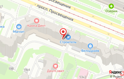 Эльбор на улице Просвещения на карте