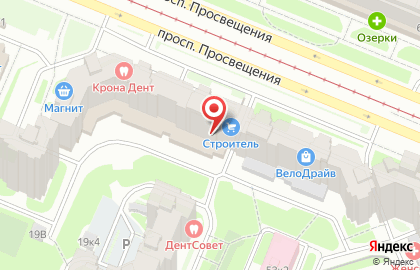 Мульти Саунд на улице Просвещения на карте