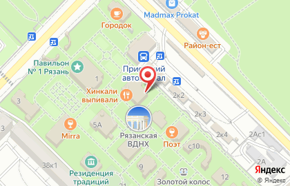 Закусочная Чарка в Рязани на карте