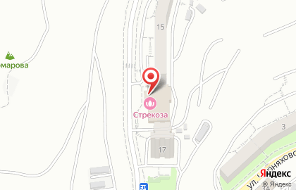 Салон-магазин оптики Санрайз в Ленинском районе на карте