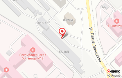 Автосервис Автодоктор на улице Петра Алексеева на карте