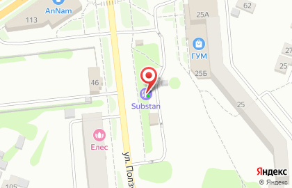 Substan на улице Ползунова на карте
