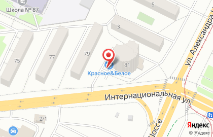 Магазин Красное & Белое в Уфе на карте