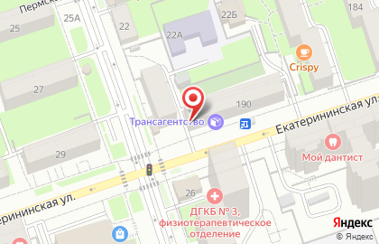 Продуктовый магазин Захоти на Екатерининской улице на карте
