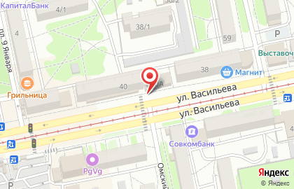 Кафе Южное в Барнауле на карте