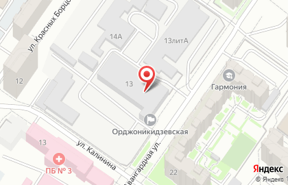 Банкомат Екатеринбургский муниципальный банк в Орджоникидзевском районе на карте