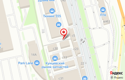 Магазин автотоваров на Молодёжной на карте