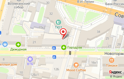 Ювелирный магазин Адамас на Новоторжской улице на карте