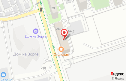 Компания Гарант Ремонт на улице Зорге на карте