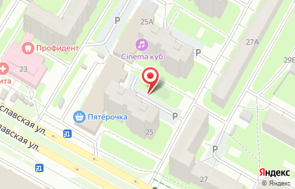 Олант на Ярославской улице на карте