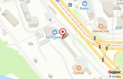 Розничная торговая сеть магазинов Домашний в Октябрьском районе на карте