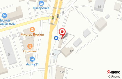 Автомойка самообслуживания Моечка в Белгороде на карте
