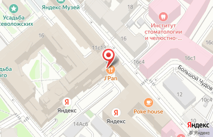 Супермаркет Eurospar в Москве на карте