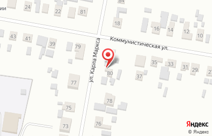 Продуктовый магазин Мила на улице Карла Маркса на карте