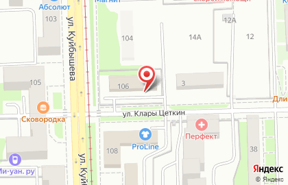 Многопрофильная фирма Мегатэкс в Свердловском районе на карте