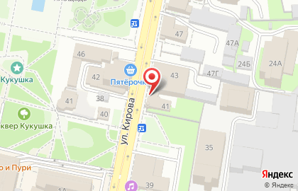 Закусочная Полянка в Ленинском районе на карте