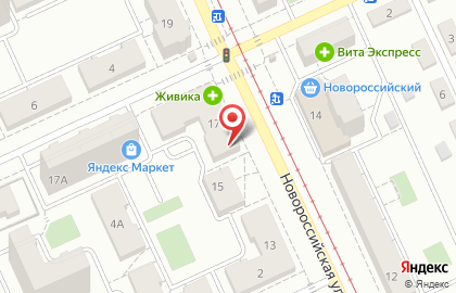 Пекарня Хлебная лавка на Новороссийской улице на карте