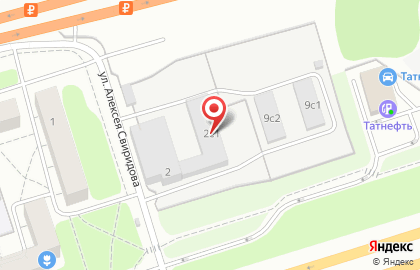 Сервисный центр AEG на улице Алексея Свиридова на карте