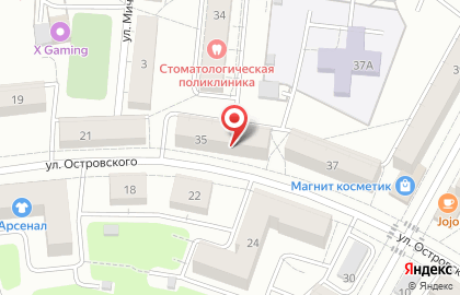 Радиолюбитель на улице Островского на карте