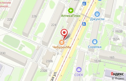 Киоск по продаже фруктов и овощей в Барнауле на карте