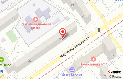Медицинская лаборатория Скайлаб на Чернореченской улице на карте