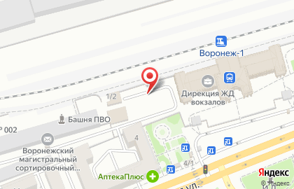 Робин Сдобин на площади Генерала Черняховского на карте