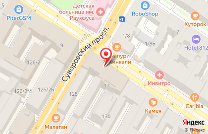 Ювелирная мастерская Aurus на 2-ой Советской улице на карте