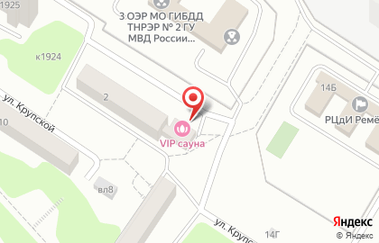 VIP-сауна на ул. Крупской, 2 на карте