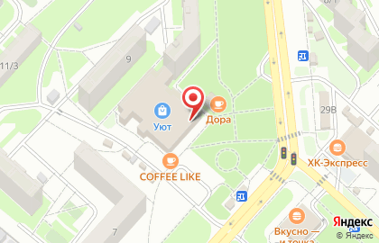Зоомаркет в Дзержинском районе на карте