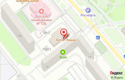 Натали на Костромской улице на карте