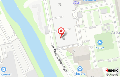 Свердловский областной противотуберкулезный диспансер на улице Розы Люксембург на карте
