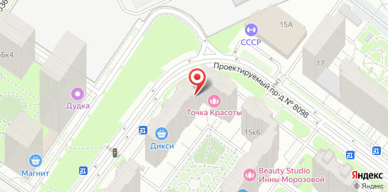 Флористический салон Цветы Москвы на карте