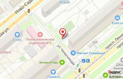 Магазин фруктов и овощей в Октябрьском районе на карте