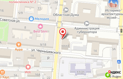 Государственный архив Астраханской области на улице Володарского на карте