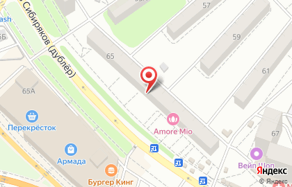 Zooмаркет Аква ЛАЙФ на улице Героев Сибиряков на карте