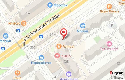 Автошкола Лига в Тракторозаводском районе на карте