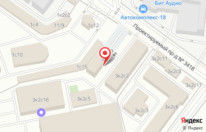 Терминал СберБанк на Каширском шоссе, 3 к 2 стр 12 на карте