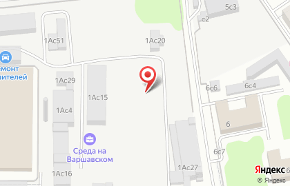 Автошкола Два колеса в Москворечье-Сабурово на карте