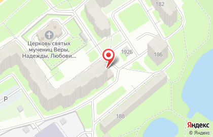 Продуктовый магазин в Санкт-Петербурге на карте